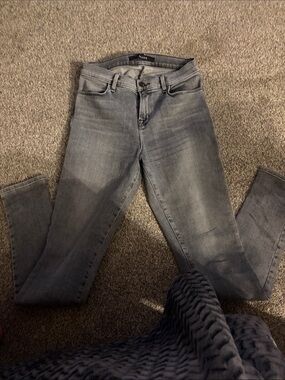 J Brand Light Gray Skinny Jeans